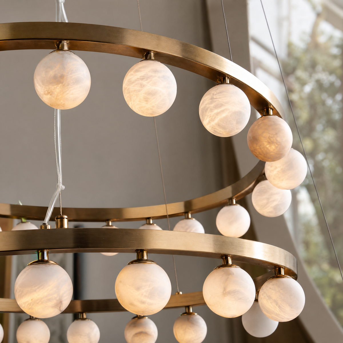 Dovia Modern Round Ring Chandelier