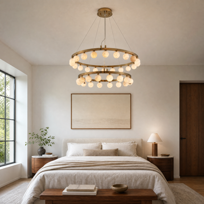 Dovia Modern Round Ring Chandelier