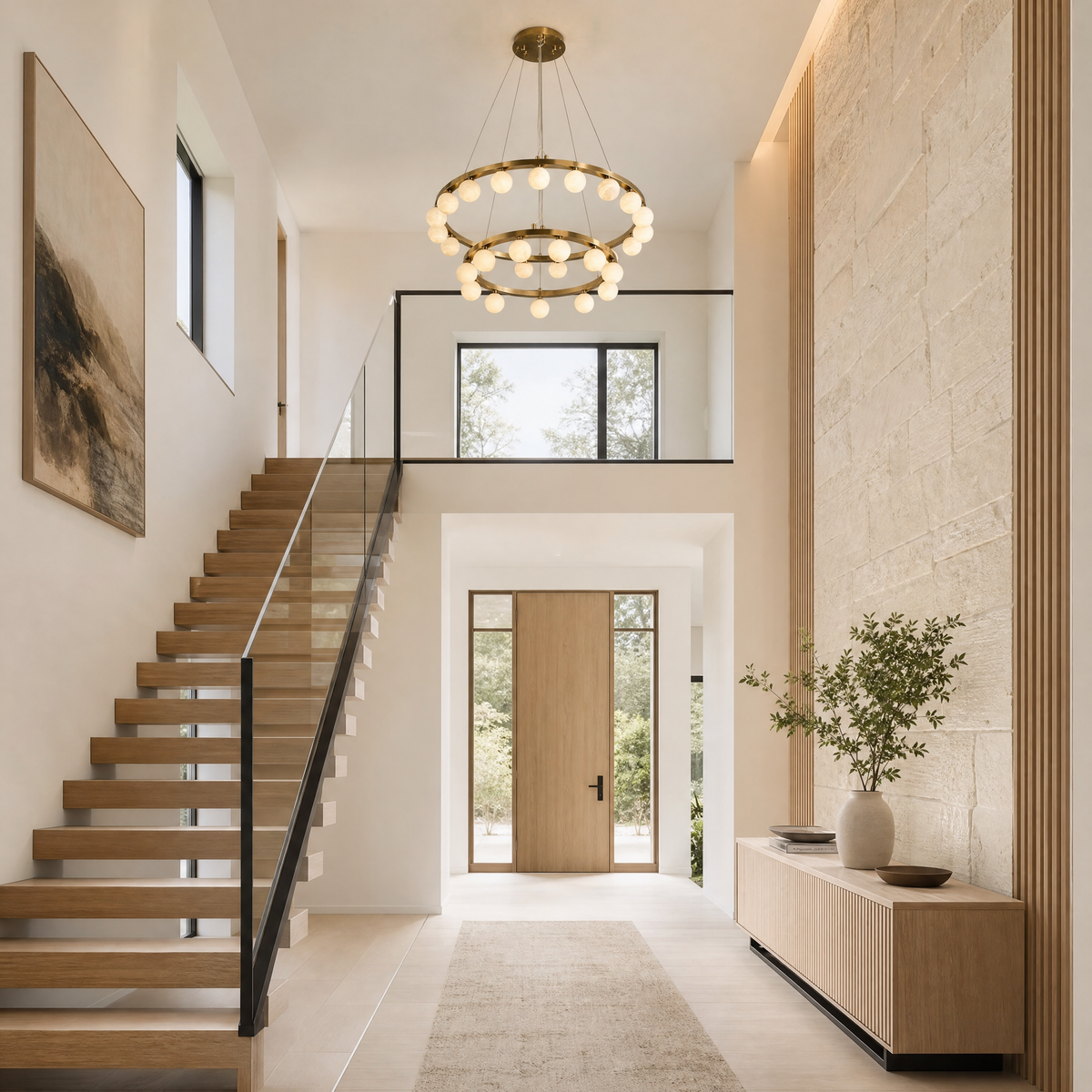 Dovia Modern Round Ring Chandelier