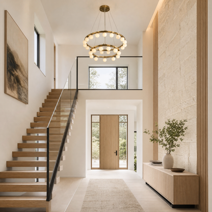 Dovia Modern Round Ring Chandelier
