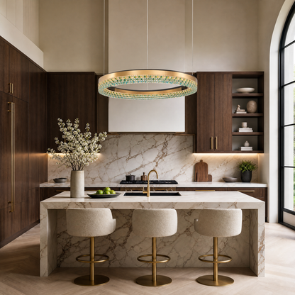 Eveia Ring Crystal Chandelier