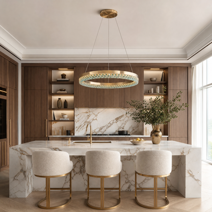 Eveia Ring Crystal Chandelier