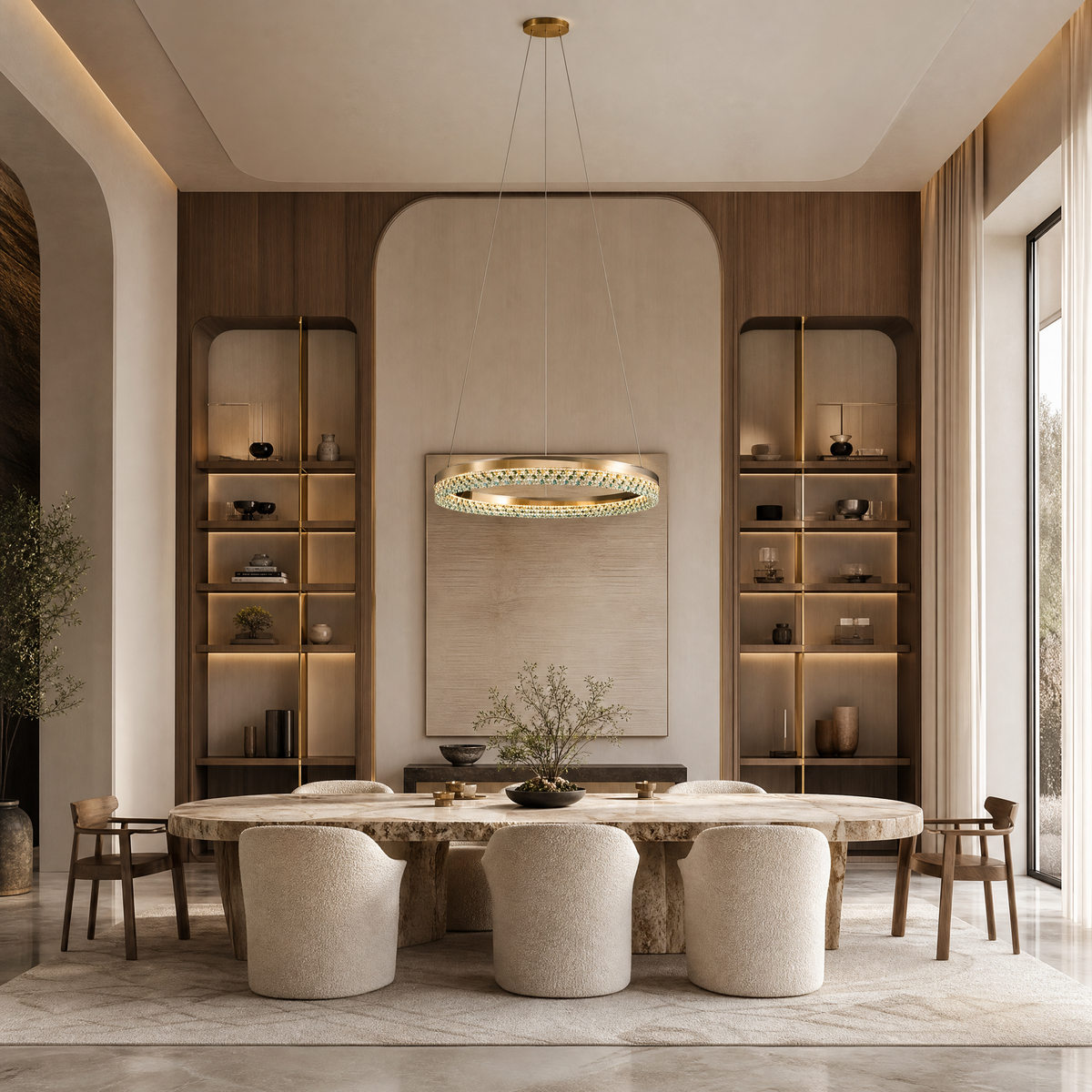 Eveia Ring Crystal Chandelier