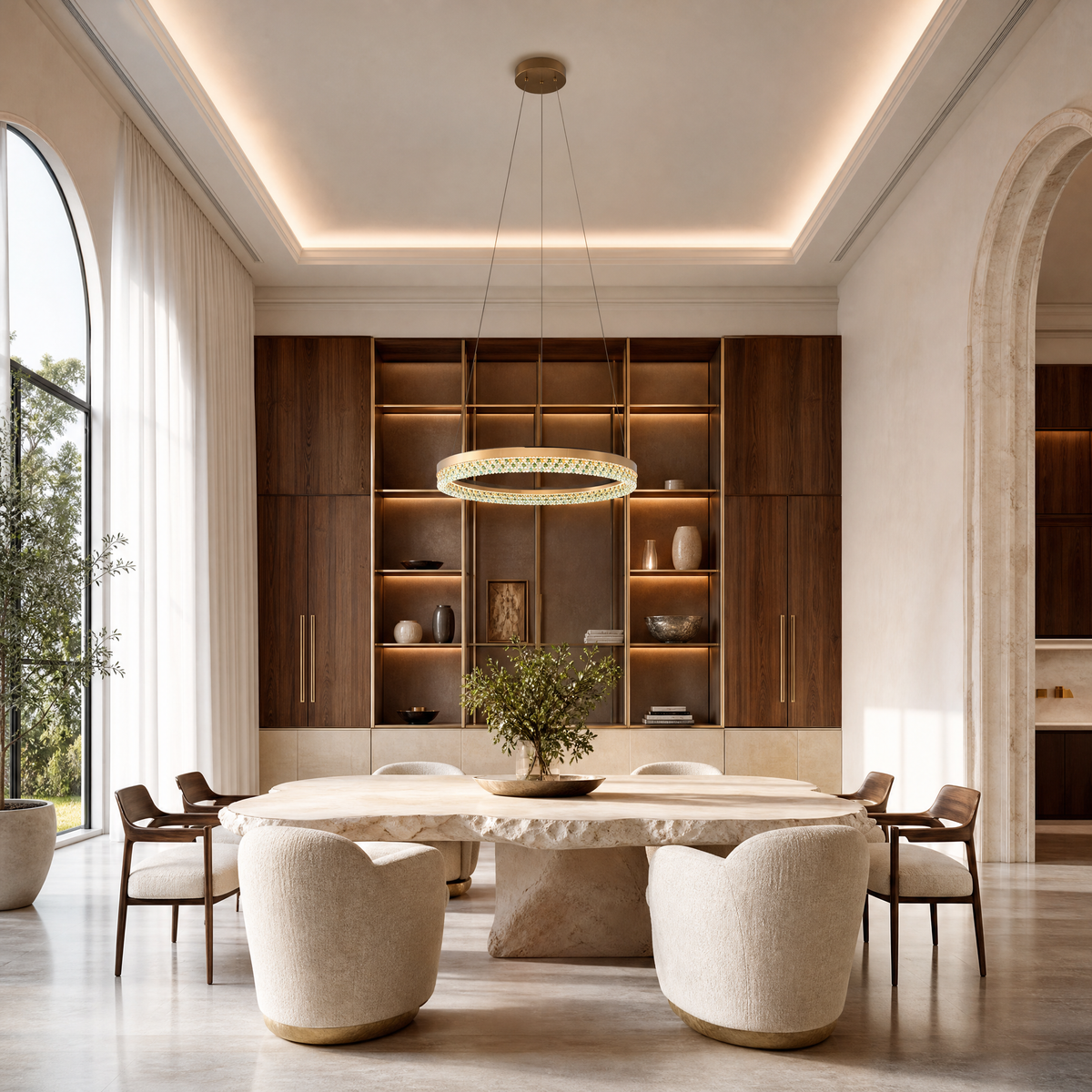 Eveia Ring Crystal Chandelier