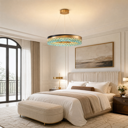 Eveia Ring Crystal Chandelier