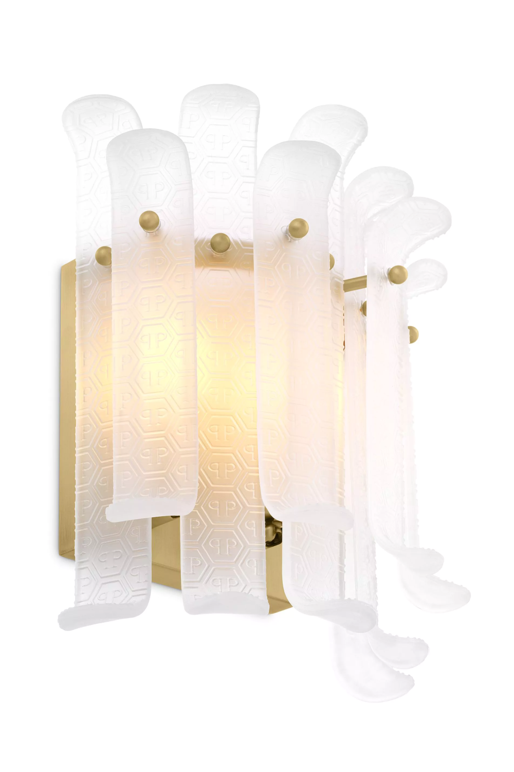 Frosted Contemporary Glass Wall Lamp | Philipp Plein Rodeo Drive
