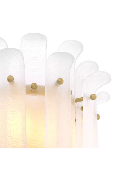 Frosted Contemporary Glass Wall Lamp | Philipp Plein Rodeo Drive