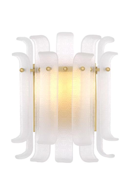 Frosted Contemporary Glass Wall Lamp | Philipp Plein Rodeo Drive | Oroatrade.com