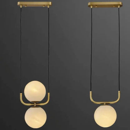 Alabaster Brass Pendant Lights For Bedroom Pendant