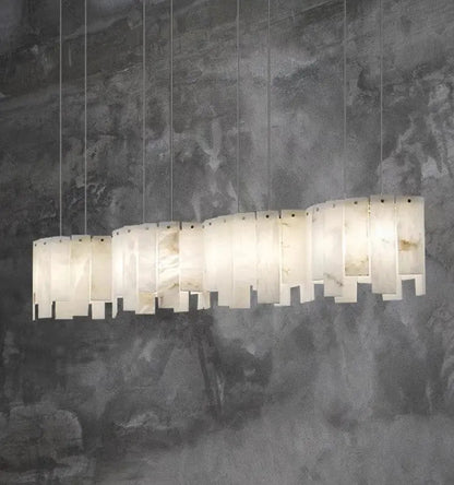 Alabaster Chandelier Pendant Lights Dining Room Pendant Fabtik