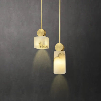 Alabaster Mini Pendant lights For Bedroom Pendant
