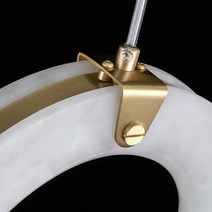 Alabaster Ring Pendant lights Living Room Pendant