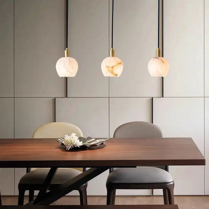 Real Alabaster Modern Pendant Lighting Pendant