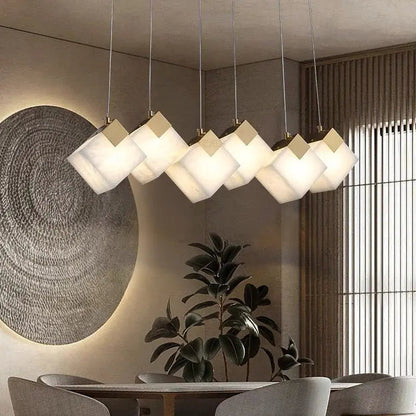 Real Alabaster Pendant Lights For Dining Room Pendant