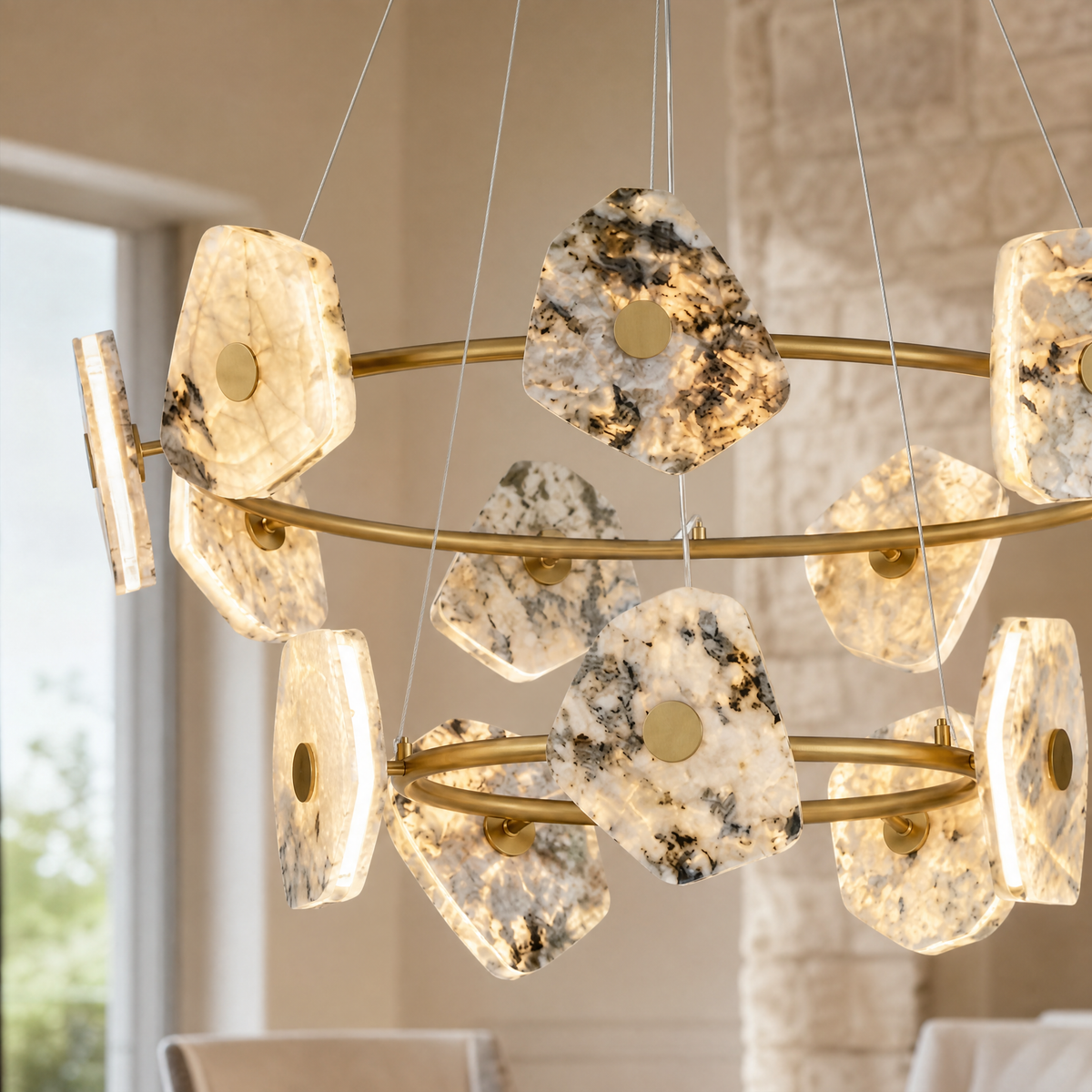 Lysia Chandelier Modern Dining Room 39.4" D