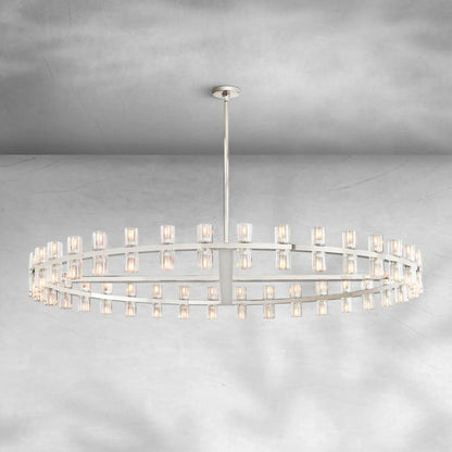 Auraline Crystal Round Chandelier 60"