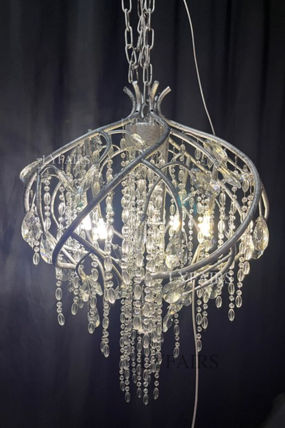 Vintage Style Designer Creative Branch Crystal Pendant For Dining Table/Entryway