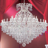 Extra Large Multi-layers Luxury Candle Branch Crystal Chandelier for Living Room/Foyer/Stairs