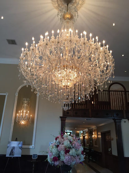 Extra Large Classic Traditional Crystal Chandelier 60/72/90 Lights