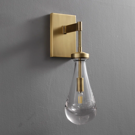 Seaward Modern Raindrop Rod Wall Sconce For Living Room, Bedroom