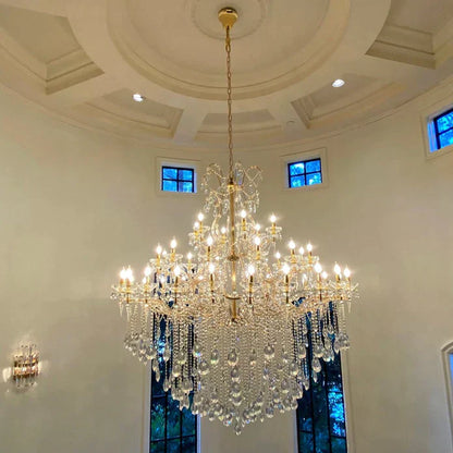 Classic Modern Multi-layers Crystal Chandelier