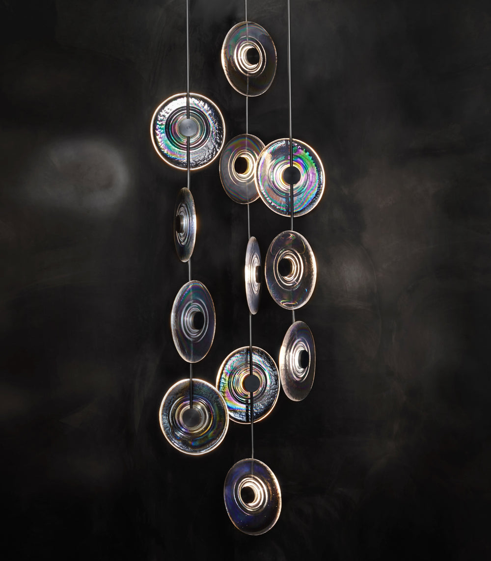 Modern Art Design Radiant Glass Chandelier