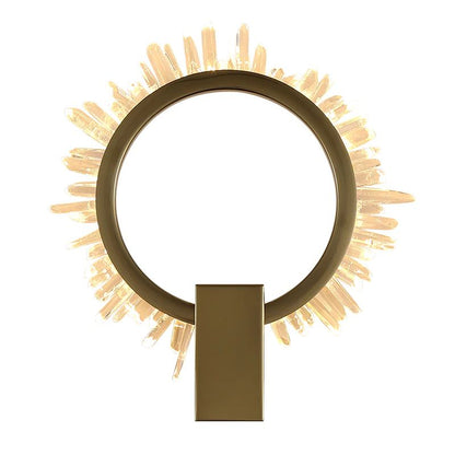Rock Crystal Ring Wall Sconce - valleylamps