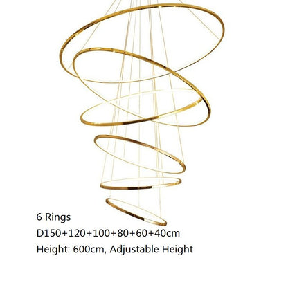 Orbit Ring LED Chandelier