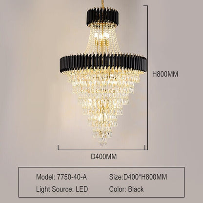 Vancard Foyer & Staircase Crystal Chandelier