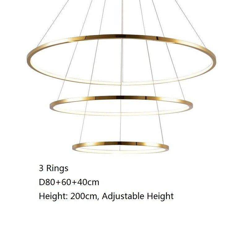 Orbit Ring LED Chandelier