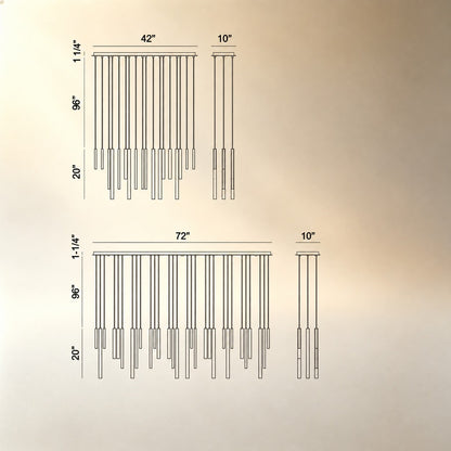 Santana Linear Multi Light Pendant