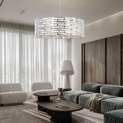 Saturno Disc Halo Chandelier