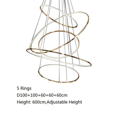 Orbit Ring LED Chandelier