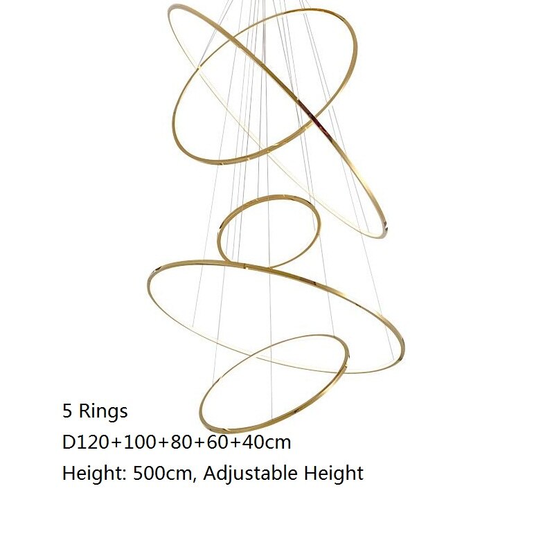 Orbit Ring LED Chandelier