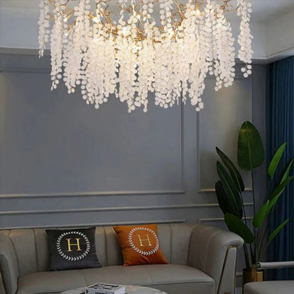 Luxury Spring Linear Branch Chandelier