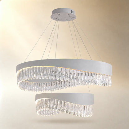 Stagno Crystal Duo Chandelier