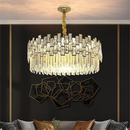 Palo clear Crystal Round Chandelier