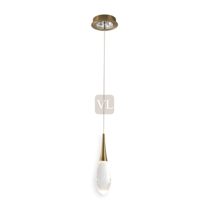 Crystal Drop LED Pendant Light