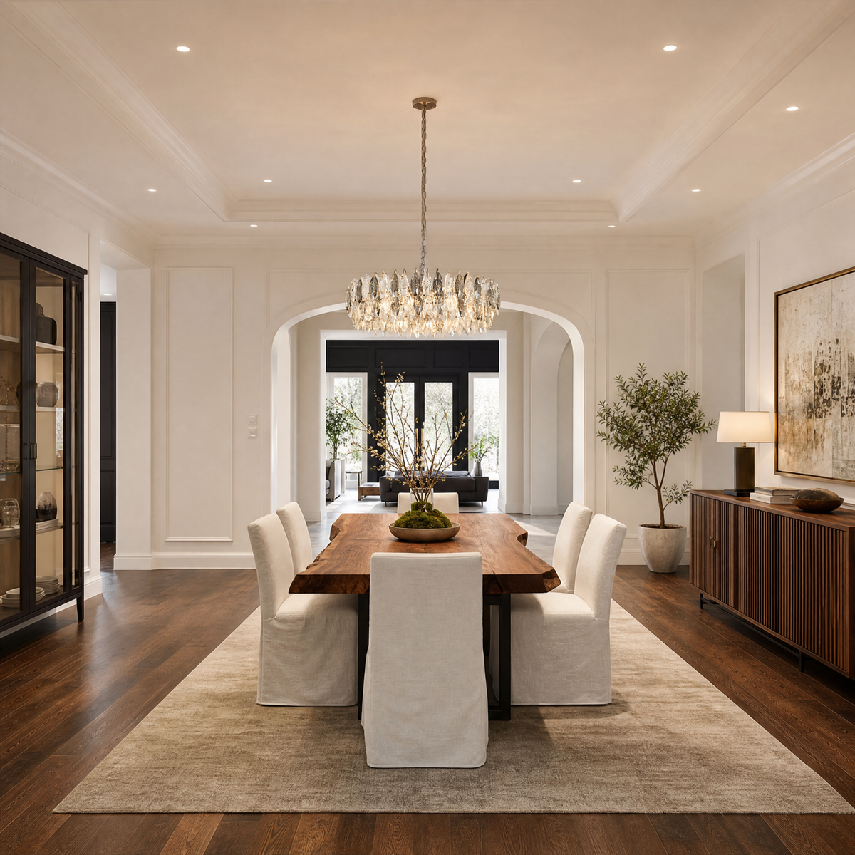 Tondo Crystal Chandelier