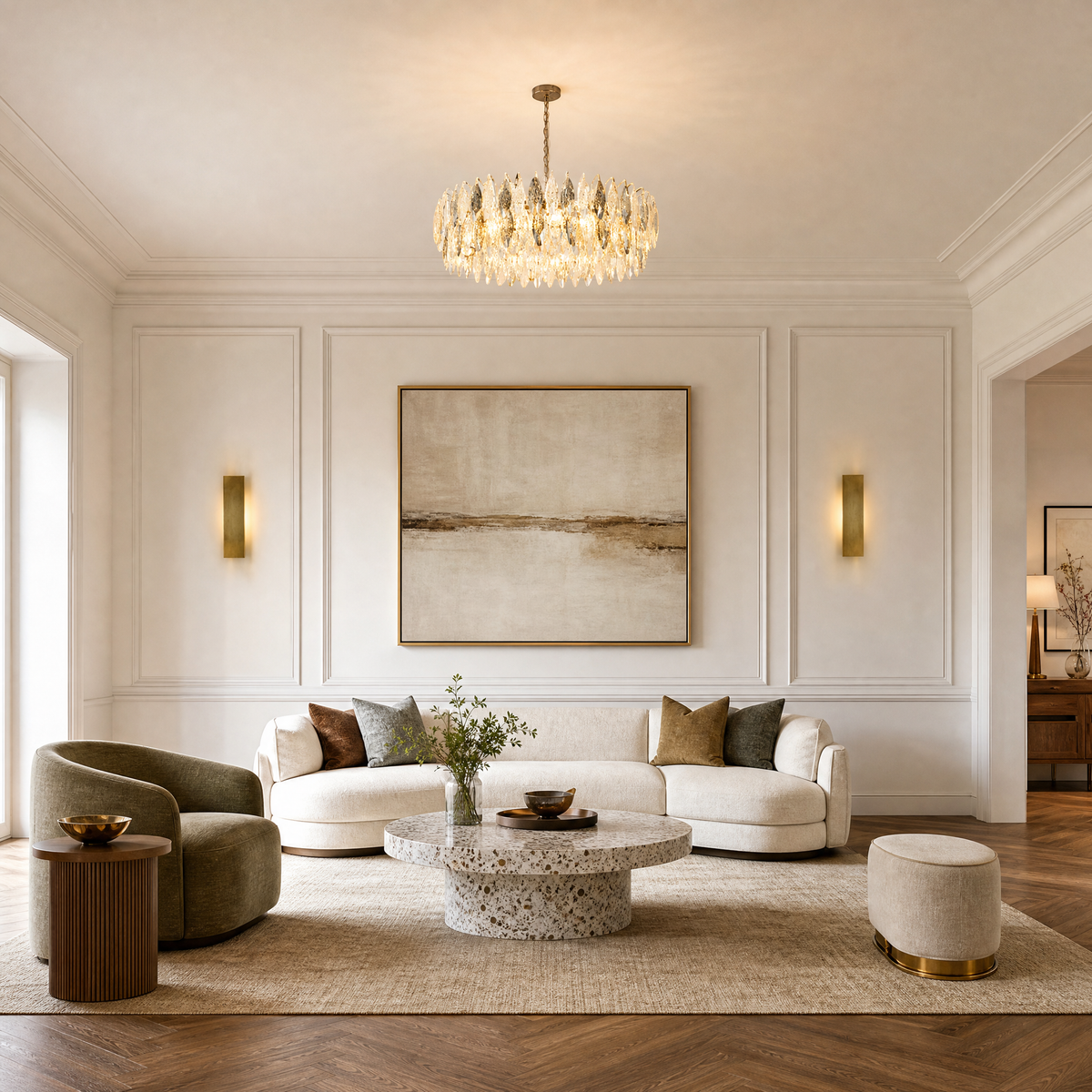 Tondo Crystal Chandelier