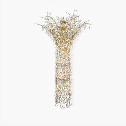 Tree Branch Staircase Chandelier