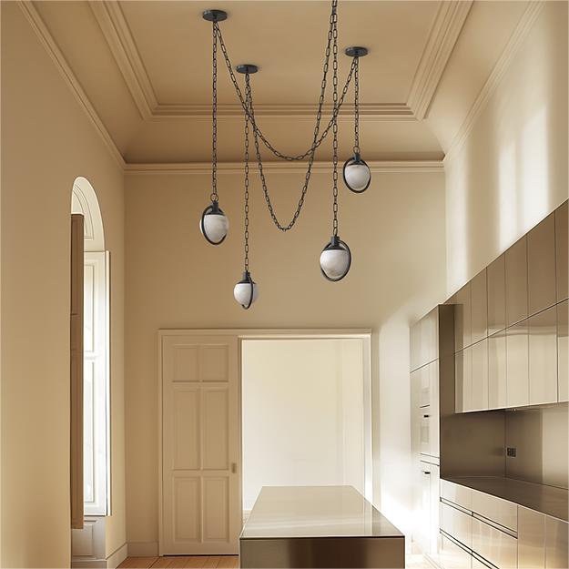 Trenat Alabaster 6-lights Chandelier