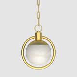 Trenat Alabaster Chandelier 3-chains