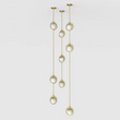 Trenat Alabaster Chandelier 3-chains