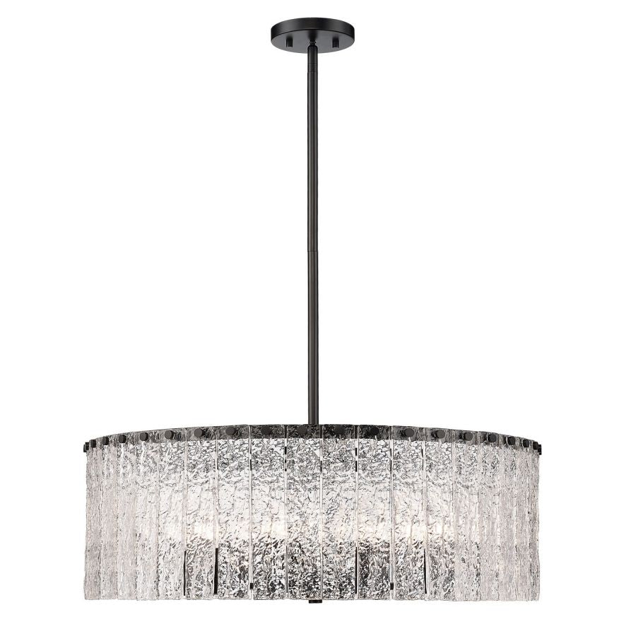 Denise Aimee Round Glass Chandelier