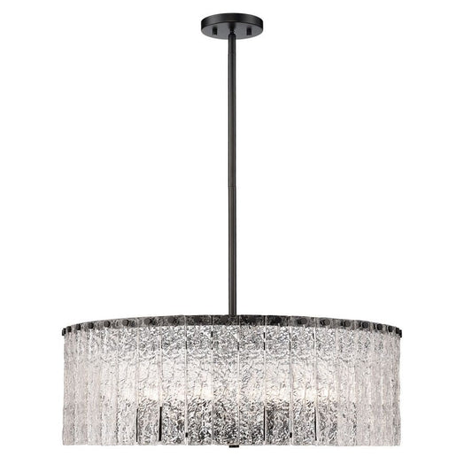 Denise Aimee Round Glass Chandelier