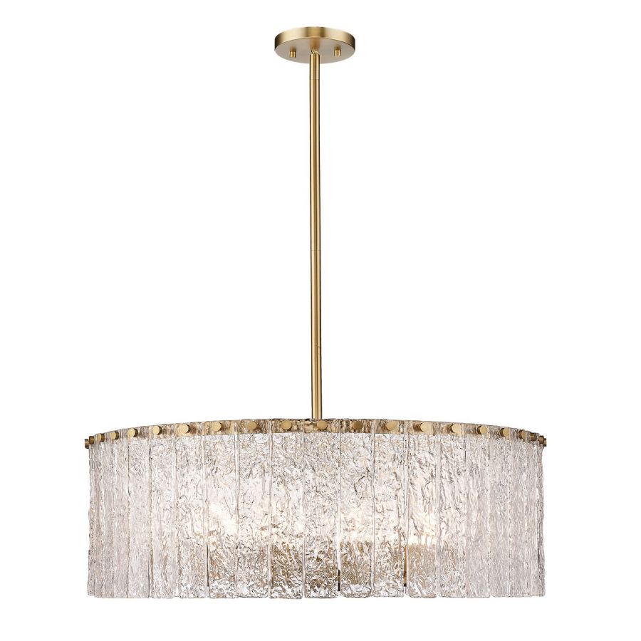 Denise Aimee Round Glass Chandelier