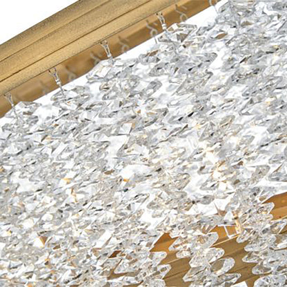 Denise Lamps Vac Crystal Linear Chandelier