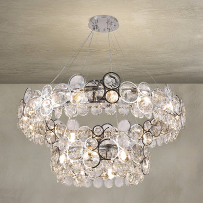 Velo Crystal Crown Chandelier