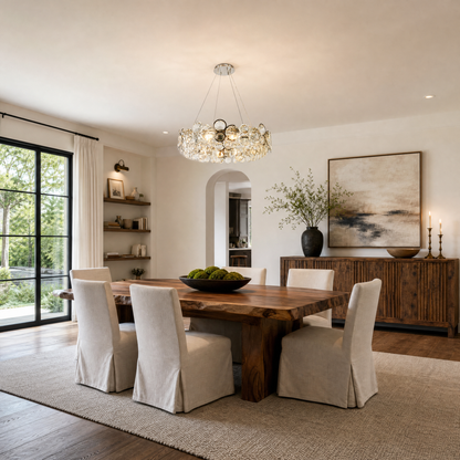 Velo Crystal Globe Chandelier